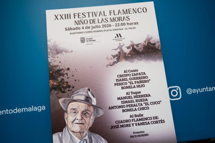 El Festival Flamenco 'Niño de las Moras' celebra su XXIII edición en Málaga el 4 de julio con entrada gratuita