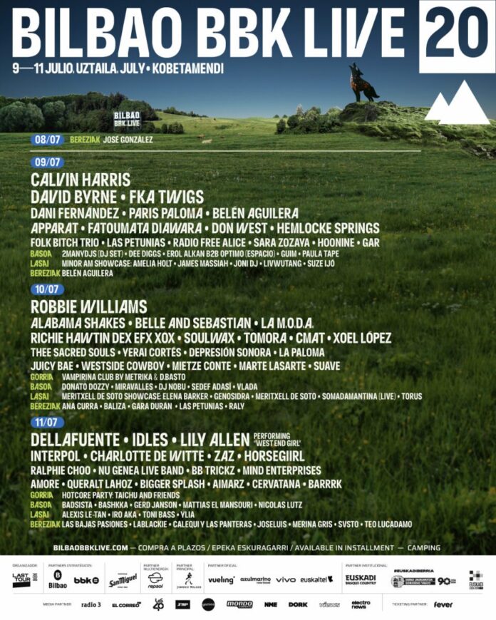 Bilbao BBK Live celebra su 20 aniversario del 9 al 11 de julio con más de 80 artistas